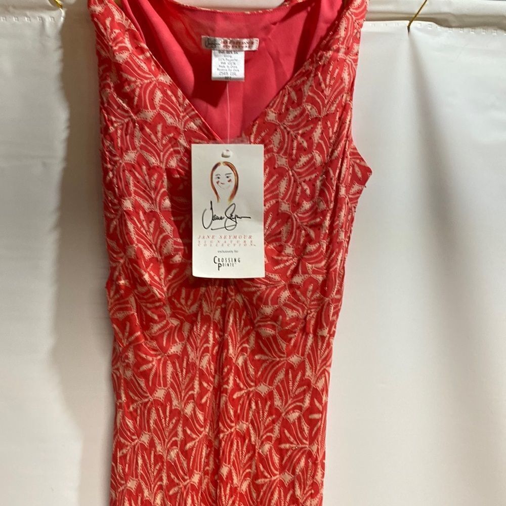 Coral Jane Seymour Signature Collection Dress for Crossing Pointe Size 8P NWT